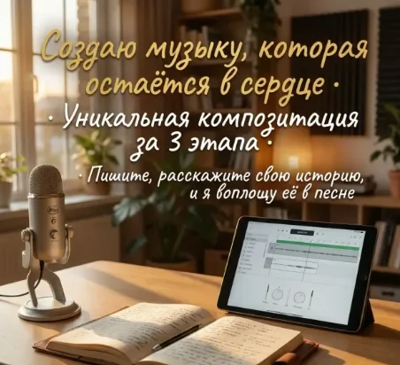 Создание песни на заказ(по вашей истории) - миниатюра 5