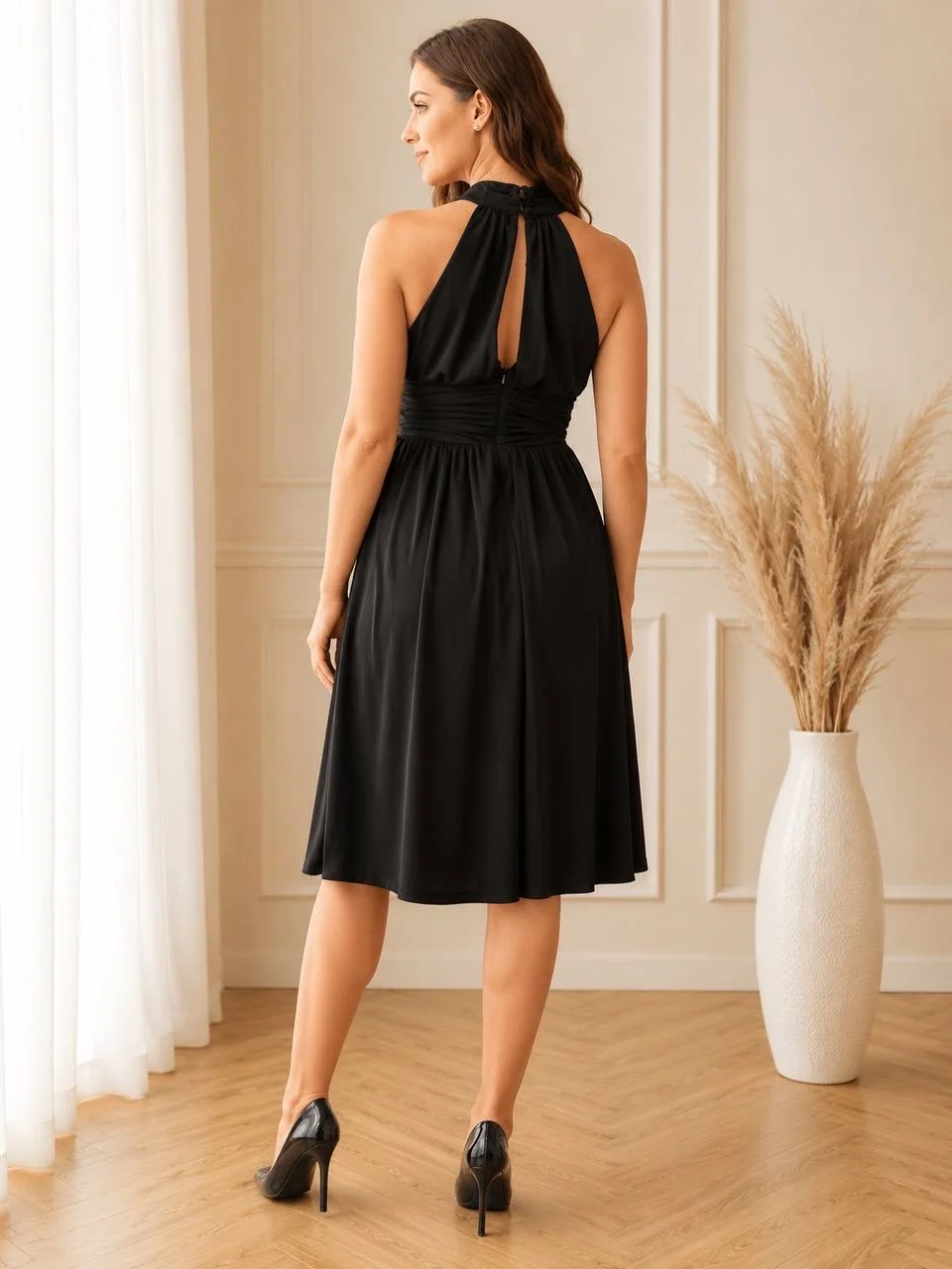 Вечернее платье Debenhams черное миди, 44–46 - миниатюра 2