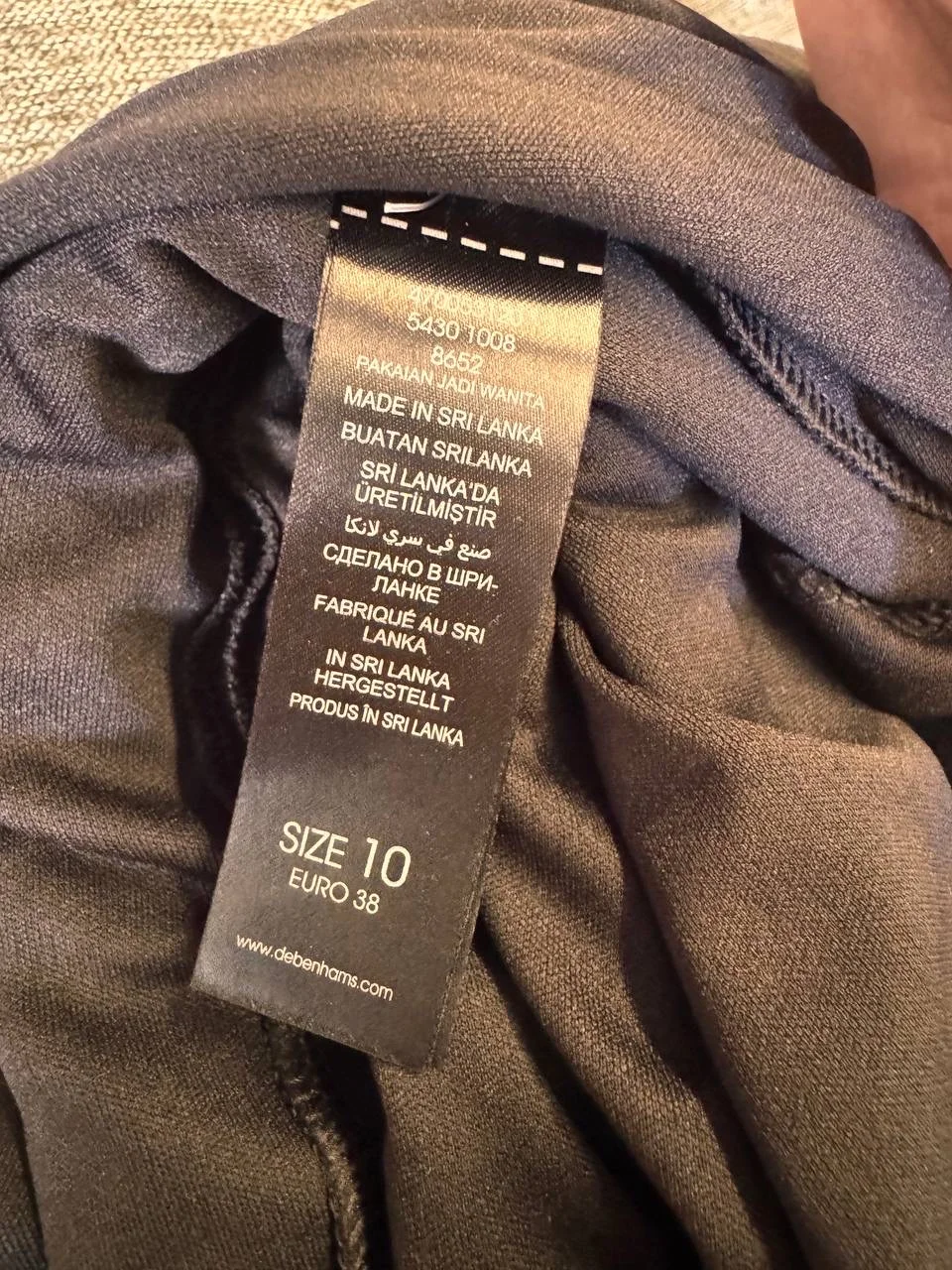 Вечернее платье Debenhams черное миди, 44–46 - миниатюра 6