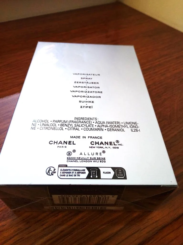 Chanel Allure homme Sport 100мл 2024 г. Оригинал - миниатюра 3