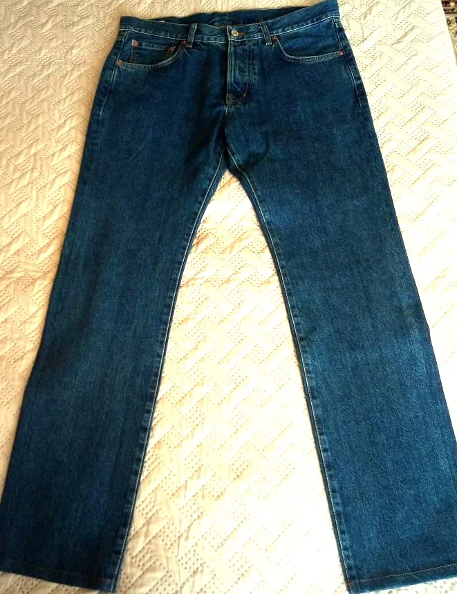 Джинсы Levis 501 хлопок 100% р.34/32 новые - миниатюра 4