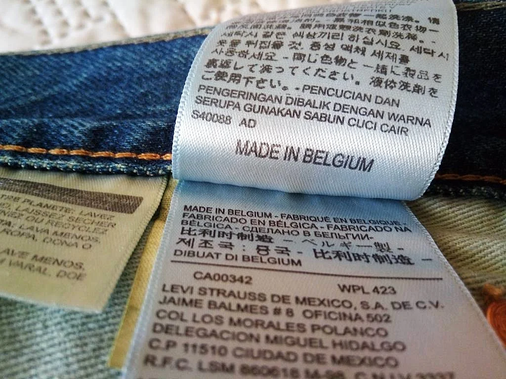 Джинсы Levis 501 хлопок 100% р.34/32 новые - миниатюра 10