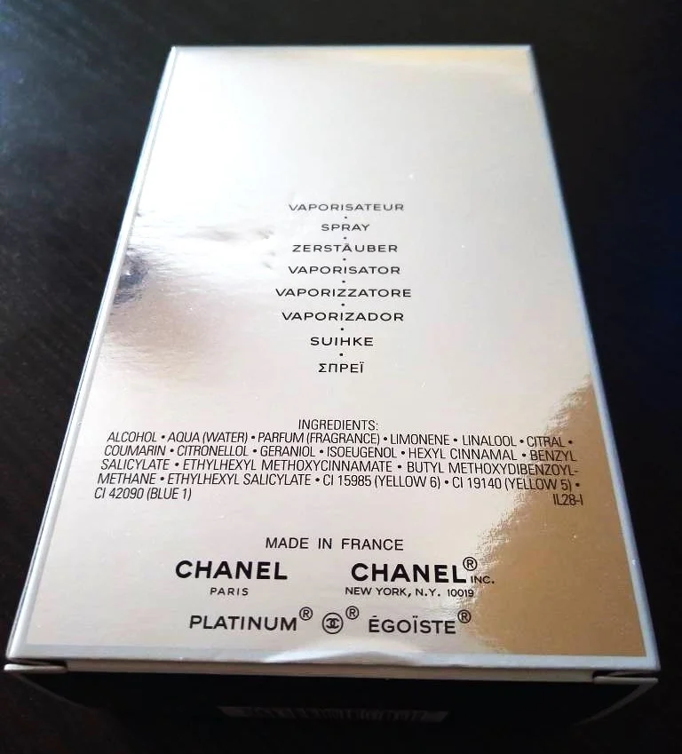Chanel Egoiste Platinum 100 мл Оригинал 2017 г.в - миниатюра 11