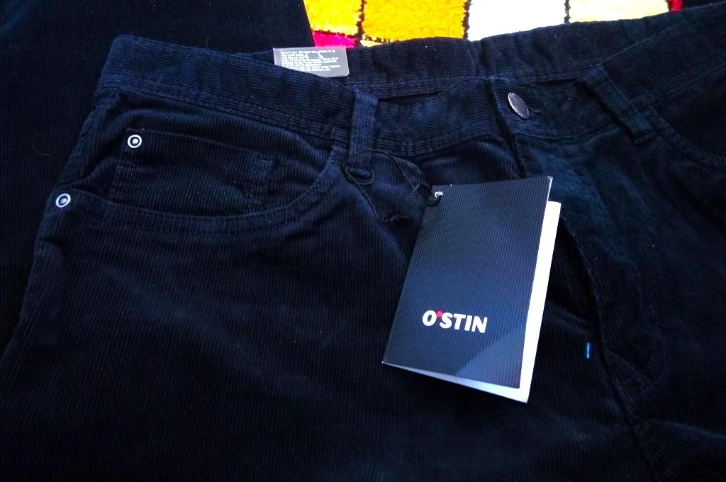 Джинсы мужские вельветовые OSTIN р.50 НОВЫЕ - миниатюра 5