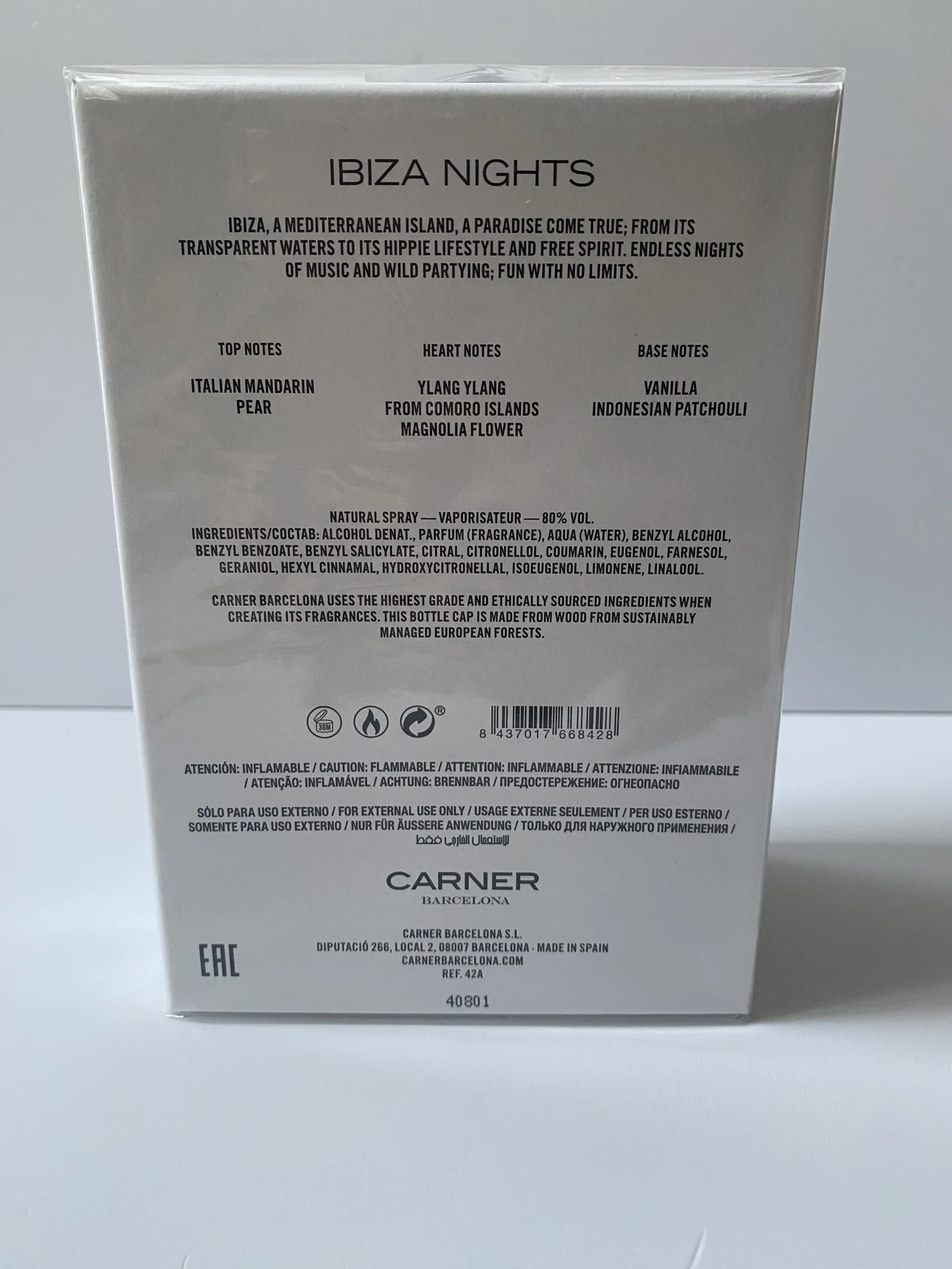 Carner Barcelona Ibiza Nights распив - миниатюра 2