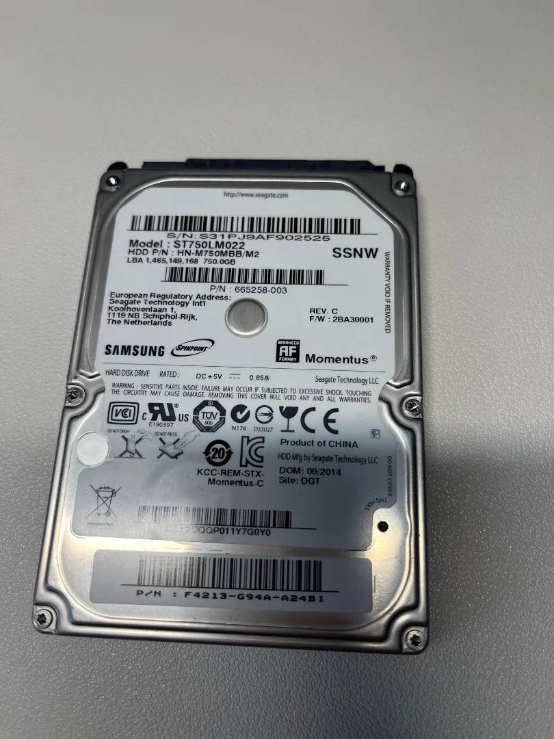 Жетский диск Samsung ST750LM022 - миниатюра 2