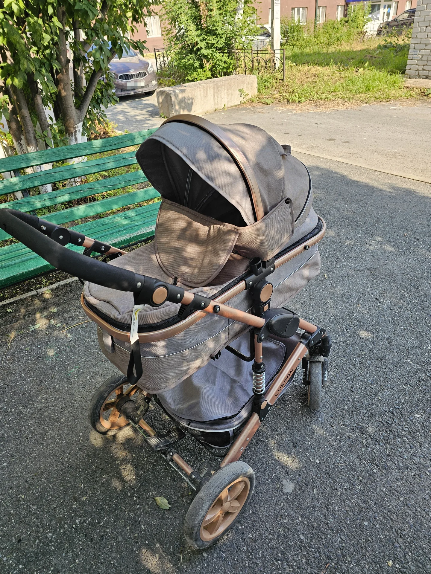 коляска 2 в 1 luxmom - изображение 1