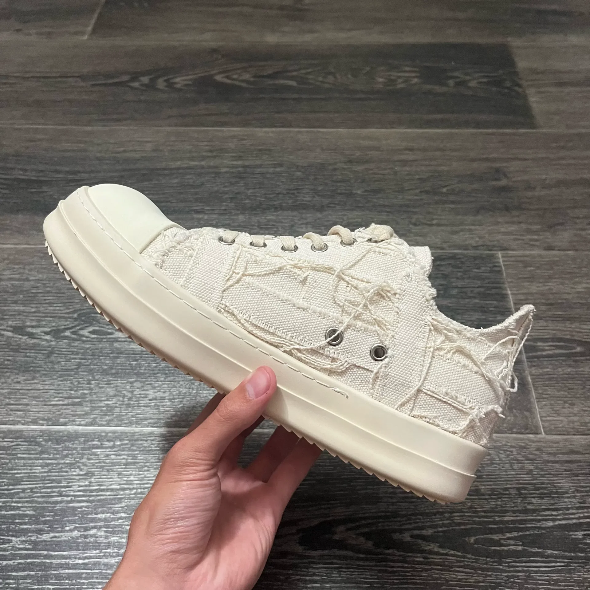 Кеды Rick Owen’s Ramones distressed в наличии - миниатюра 2