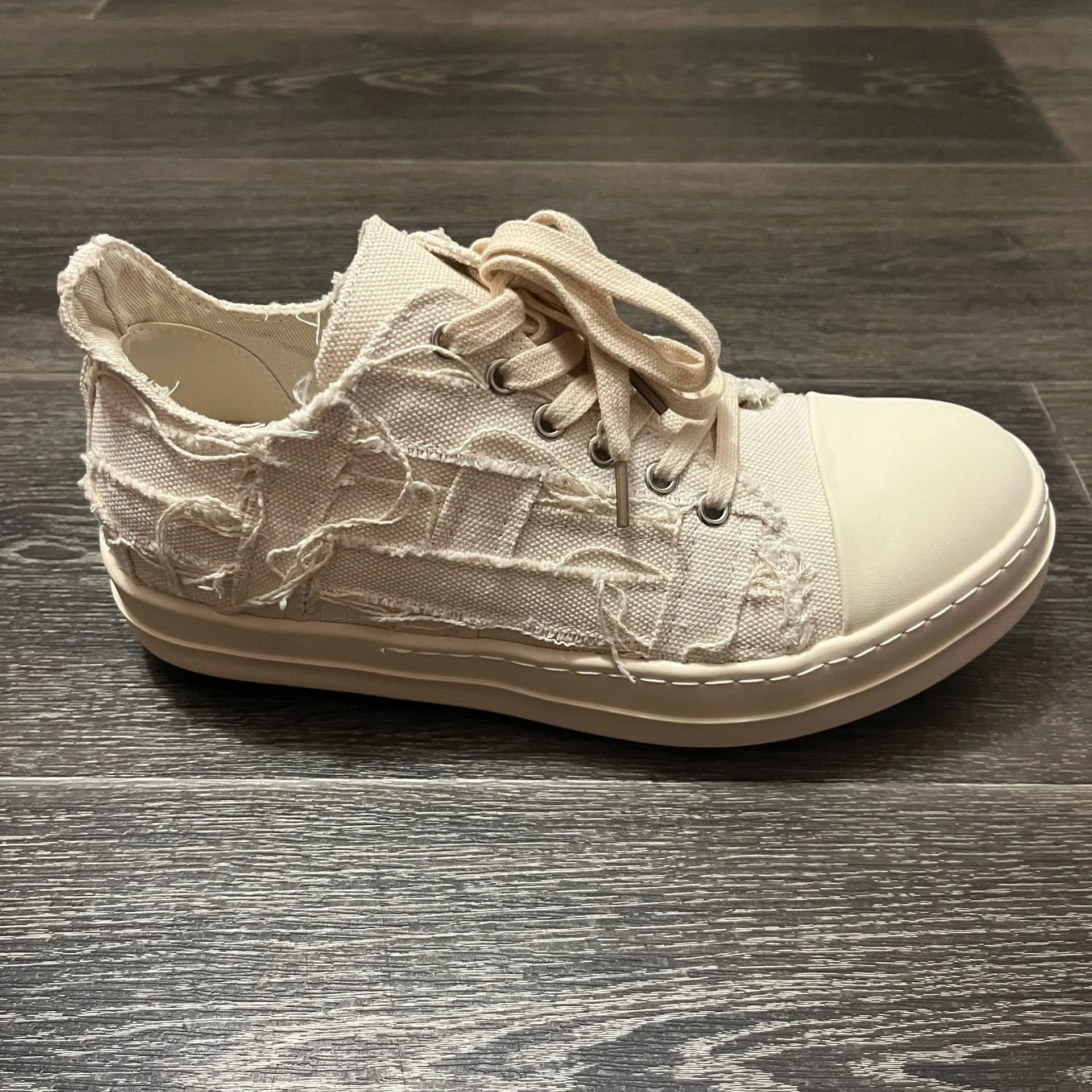 Кеды Rick Owen’s Ramones distressed в наличии - миниатюра 3