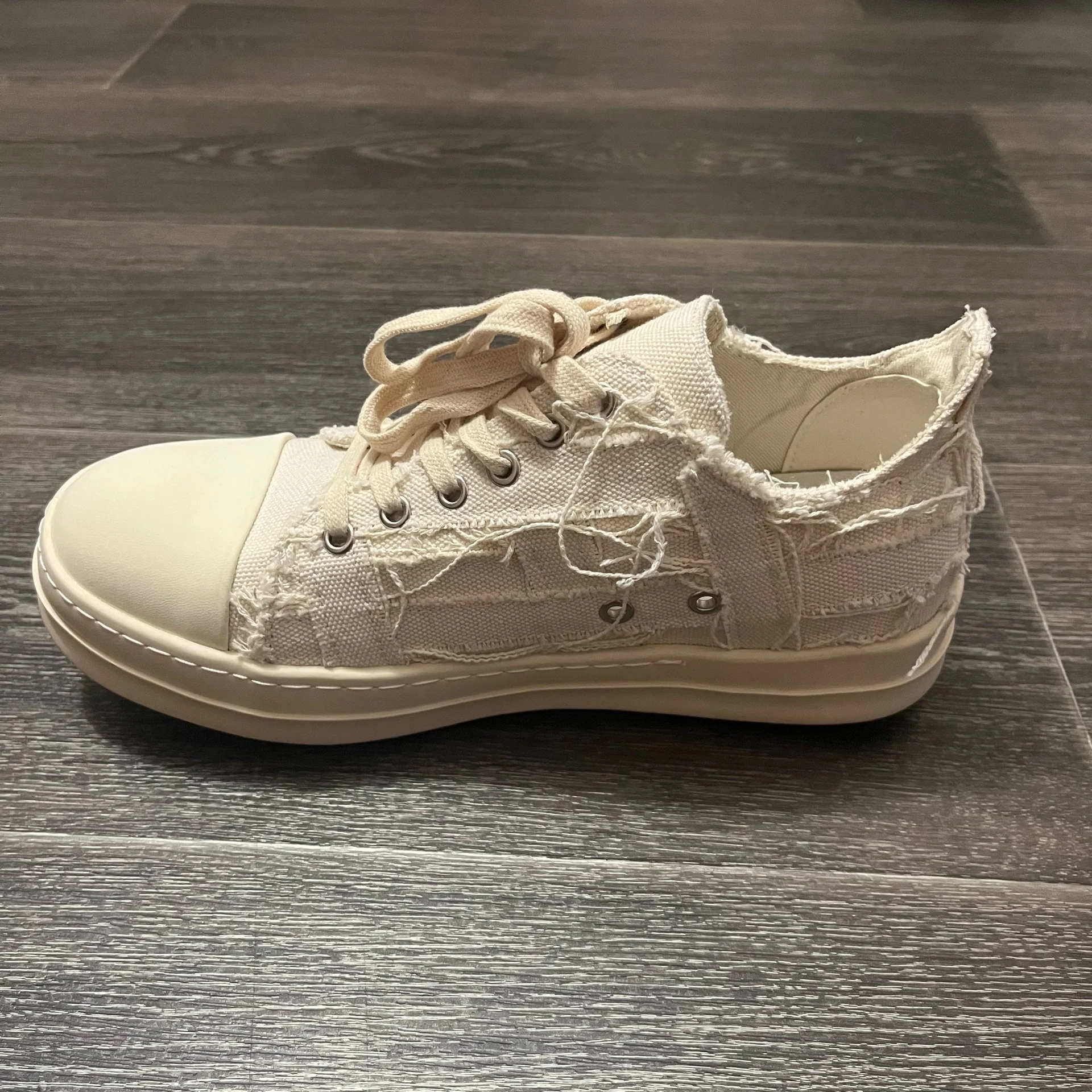 Кеды Rick Owen’s Ramones distressed в наличии - миниатюра 4