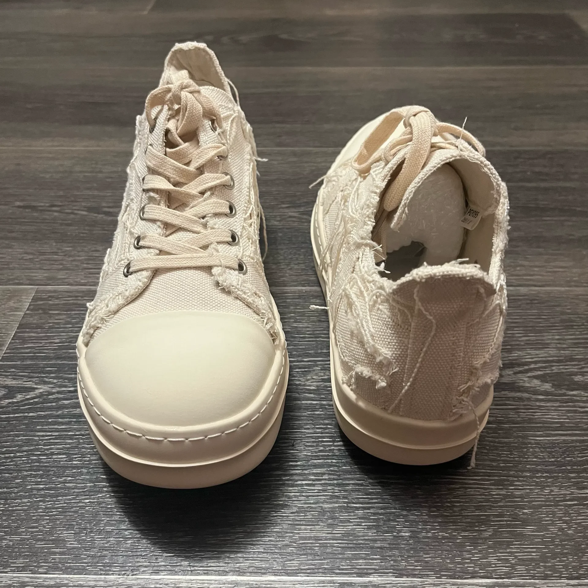 Кеды Rick Owen’s Ramones distressed в наличии - миниатюра 7