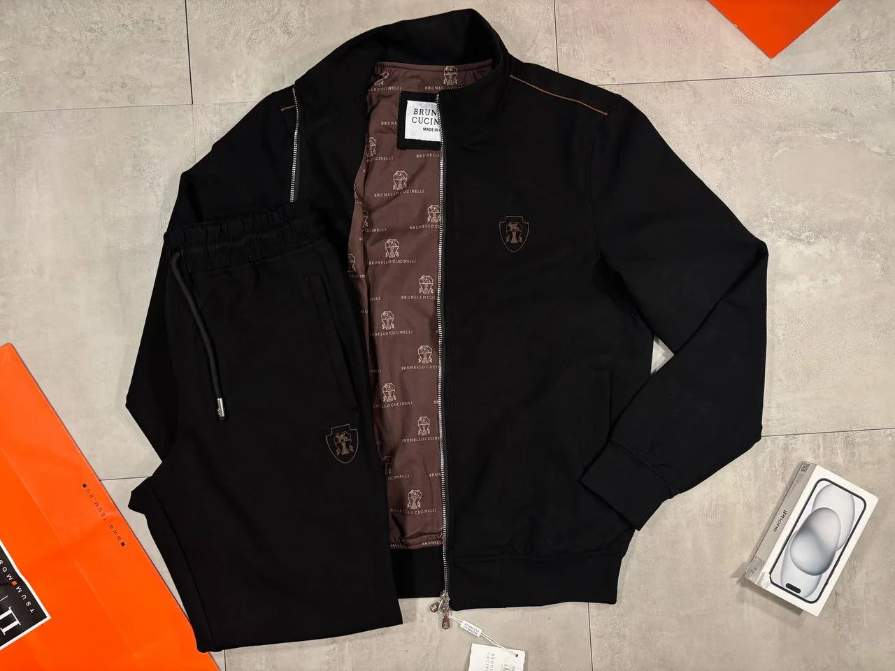 Мужской спортивный костюм Brunello Cucinelli - миниатюра 7