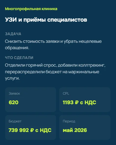 Контекстная реклама для вашей стоматологии или медицинского центра: ведём на результат - миниатюра 3