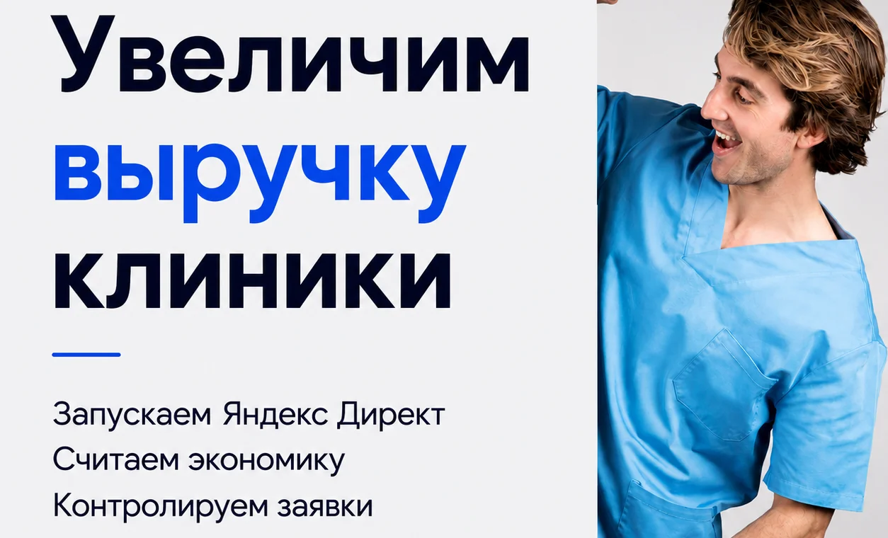 Маркетинговое агентство по цене 1 штатного сотрудника: настройка рекламы для клиник - изображение 1