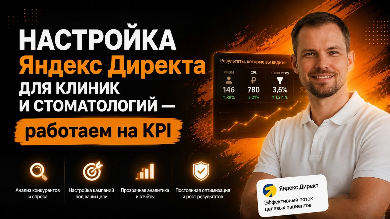 Стабильные заявки для клиники: настройка и ведение контекстной рекламы с прогнозом результатов - изображение 1