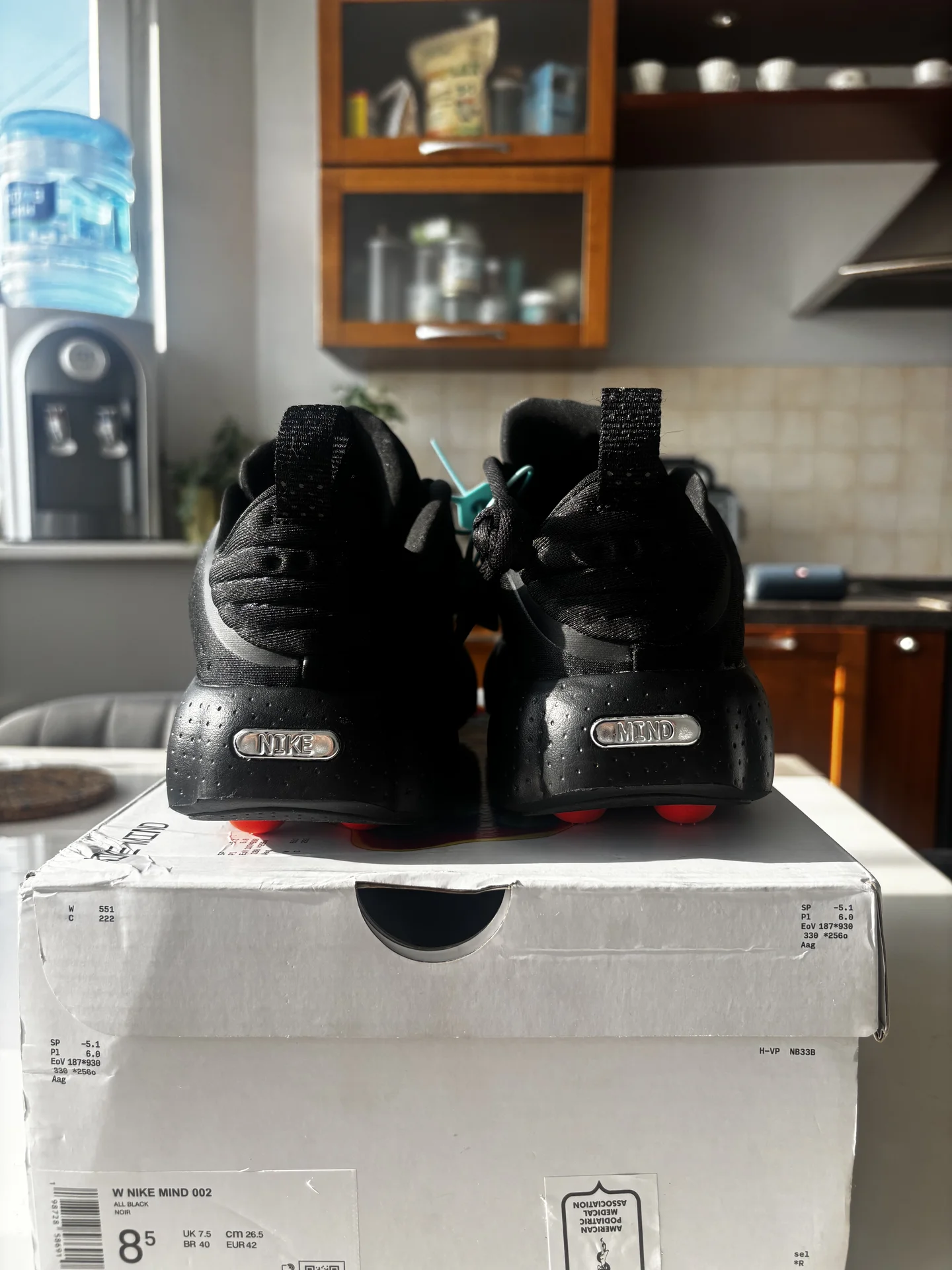 Кроссовки nike mind 002 black - миниатюра 4