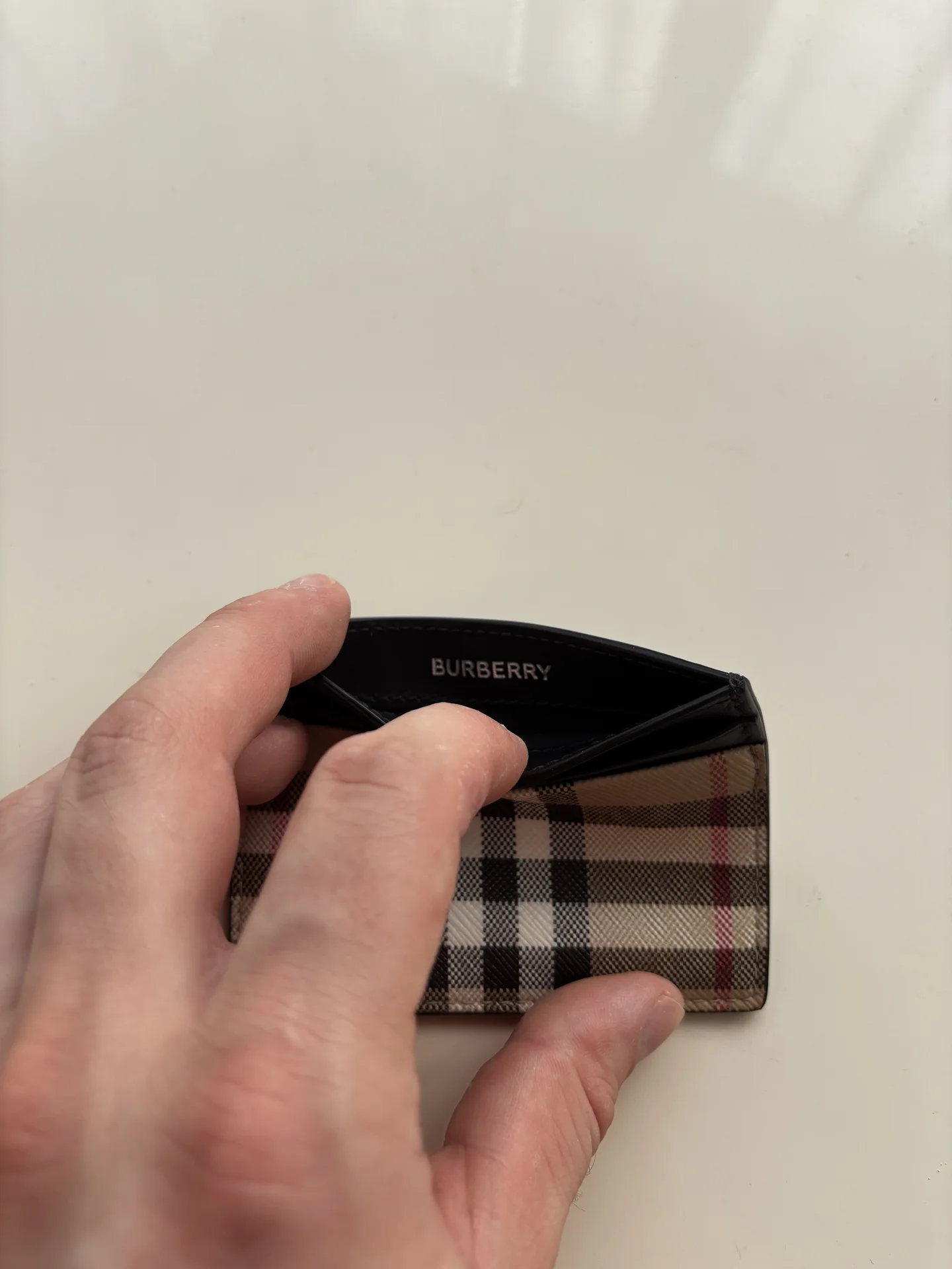 Burberry картхолдер оригинал, натуральная кожа - миниатюра 3