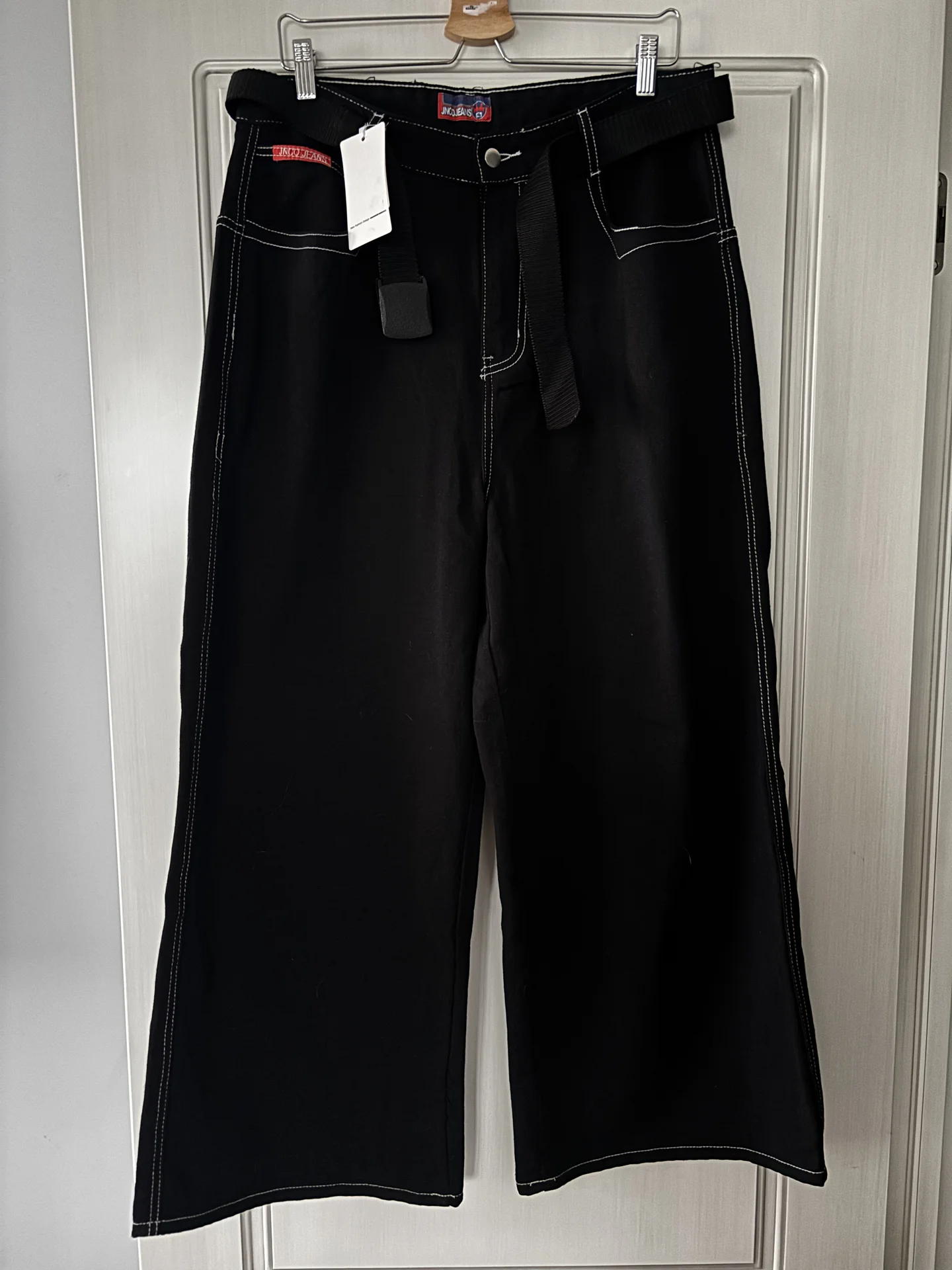 Широкие джинсы Wide Leg / Вадду черные Новые - миниатюра 3