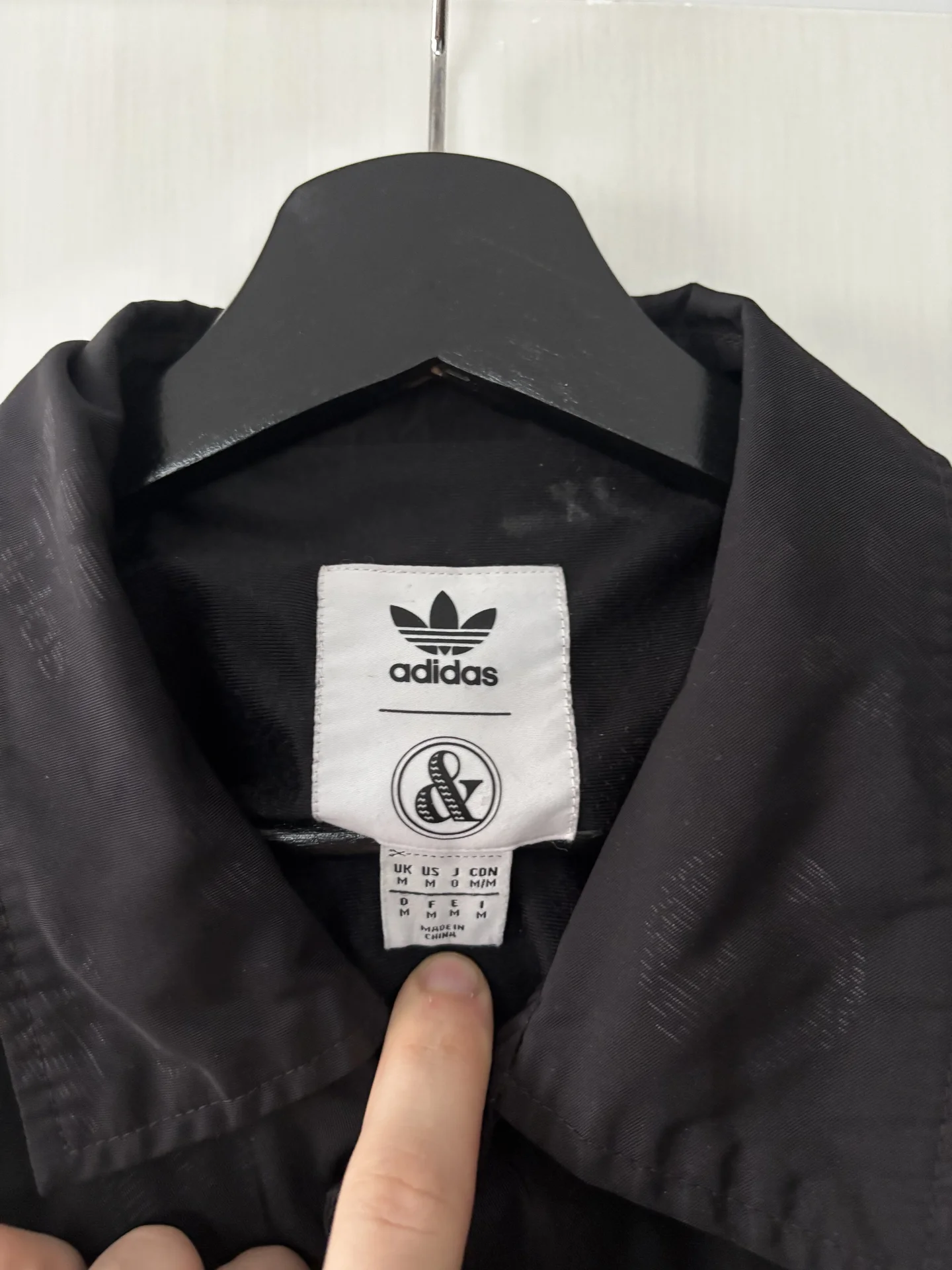 Adidas Originals Coach бомбер черный оригинал - миниатюра 2
