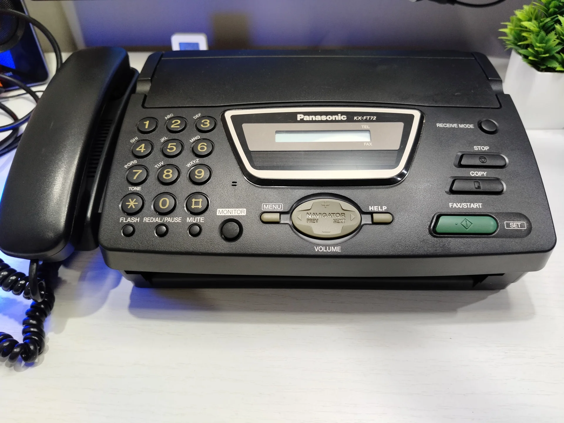 Факс Panasonic KX-FT72RU. Полностью рабочий - миниатюра 2
