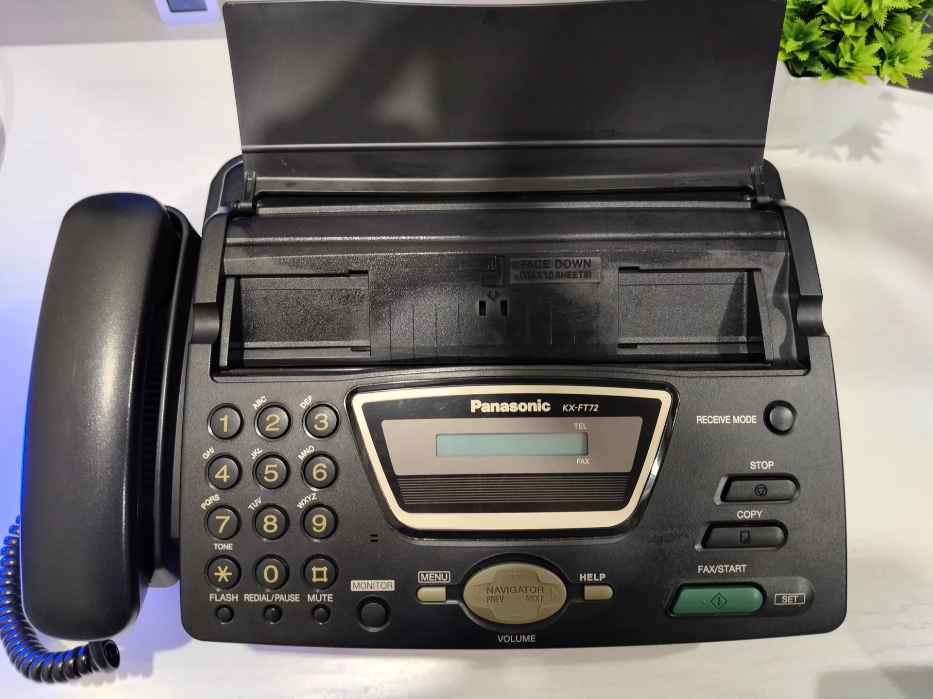 Факс Panasonic KX-FT72RU. Полностью рабочий - миниатюра 4