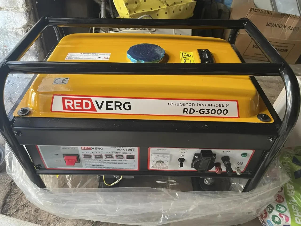 генератор бензиновый Redverg RD-G3000, 3 кВт - миниатюра 8