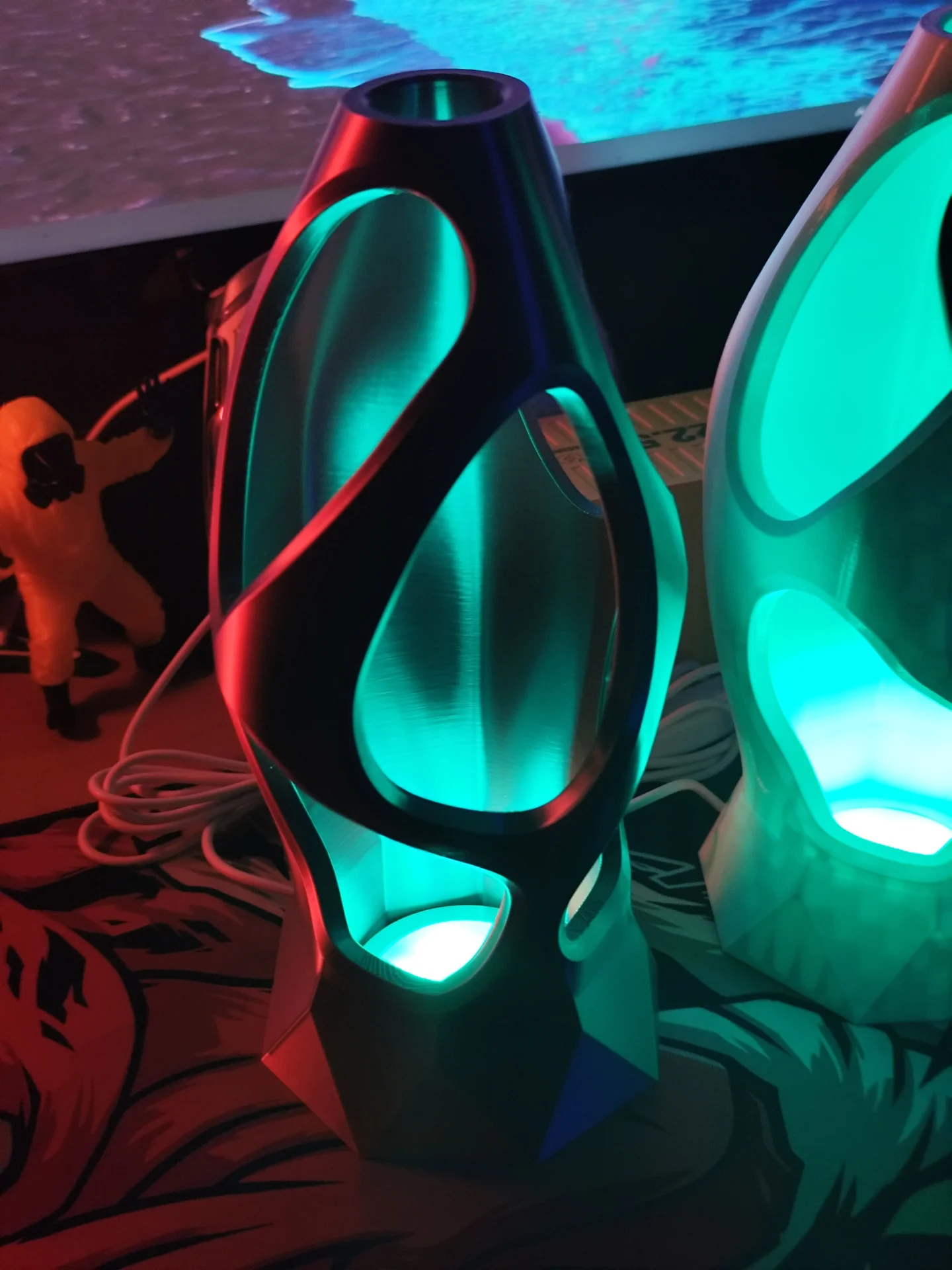 Ночник RGB футуристический с пультом ДУ - миниатюра 7