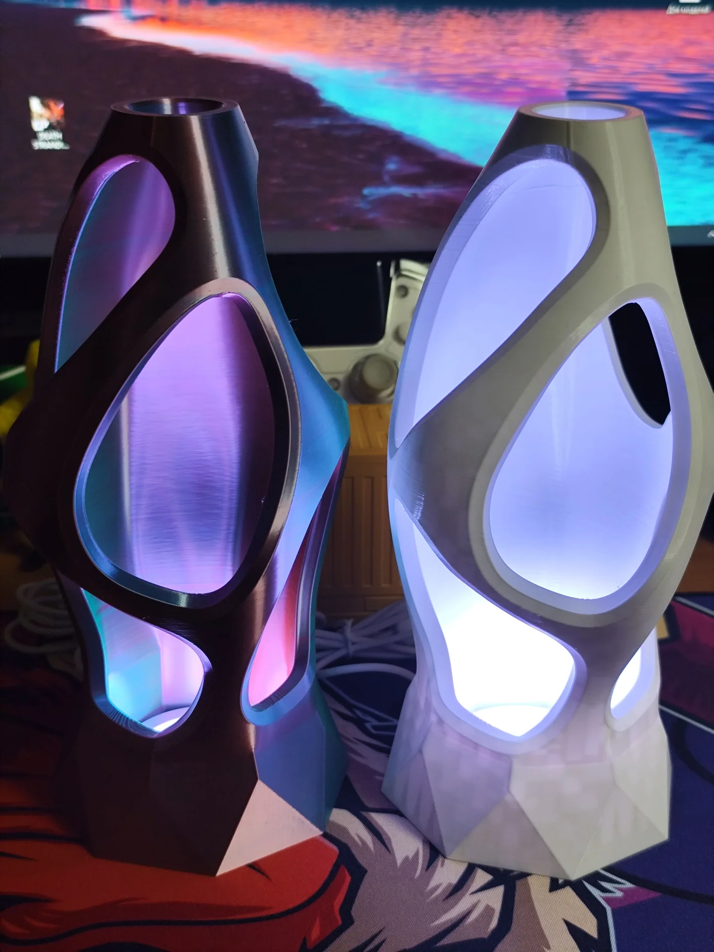 Ночник RGB футуристический с пультом ДУ - миниатюра 8