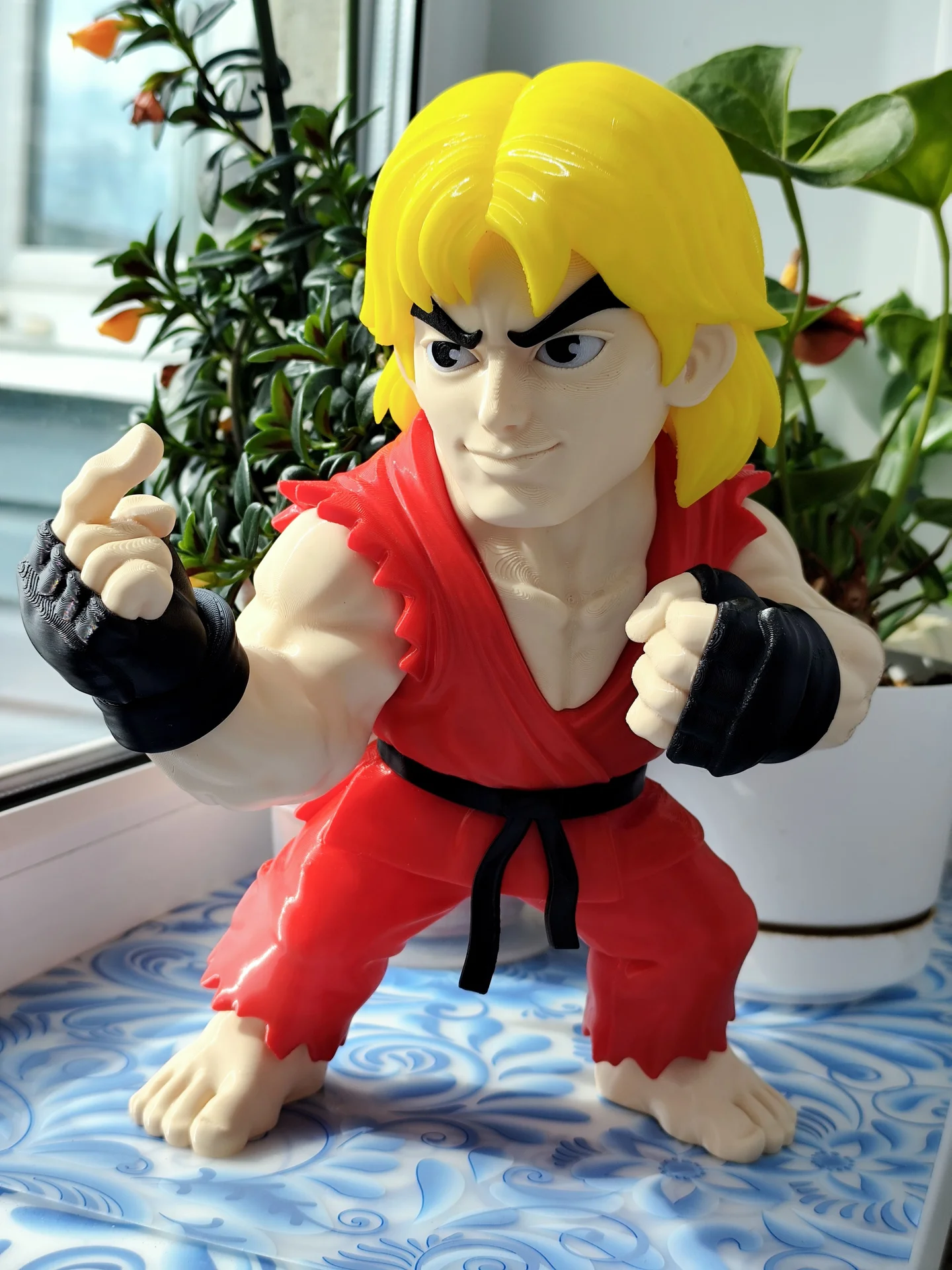 Фигурка чиби Кен Мастерс из Street fighter - миниатюра 3
