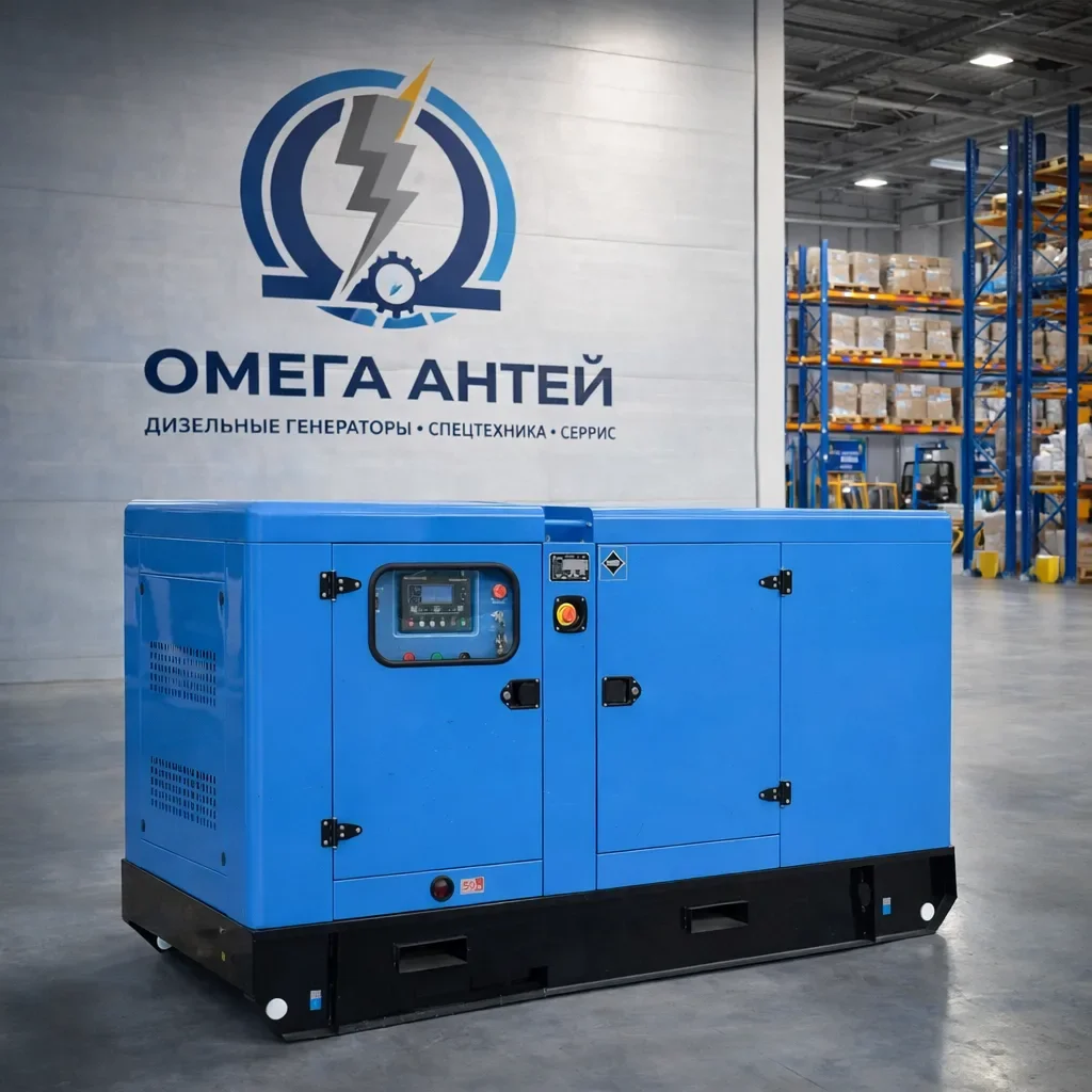 Продам дизельный генератор 30 кВт в шумозащитном кожухе от компании Омега Антей - изображение 1