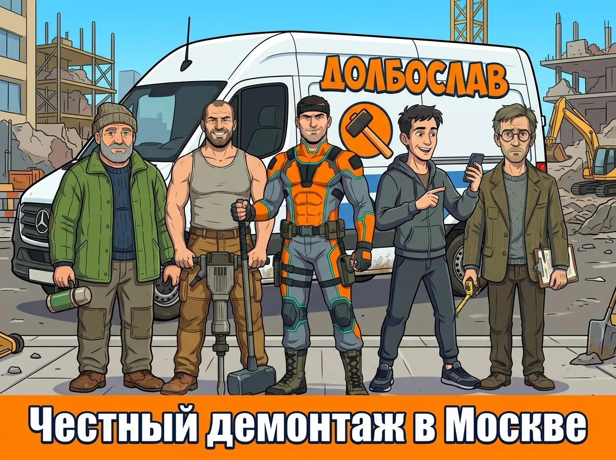 Честный демонтаж в Москве и МО — без предоплаты, с уборкой - изображение 1