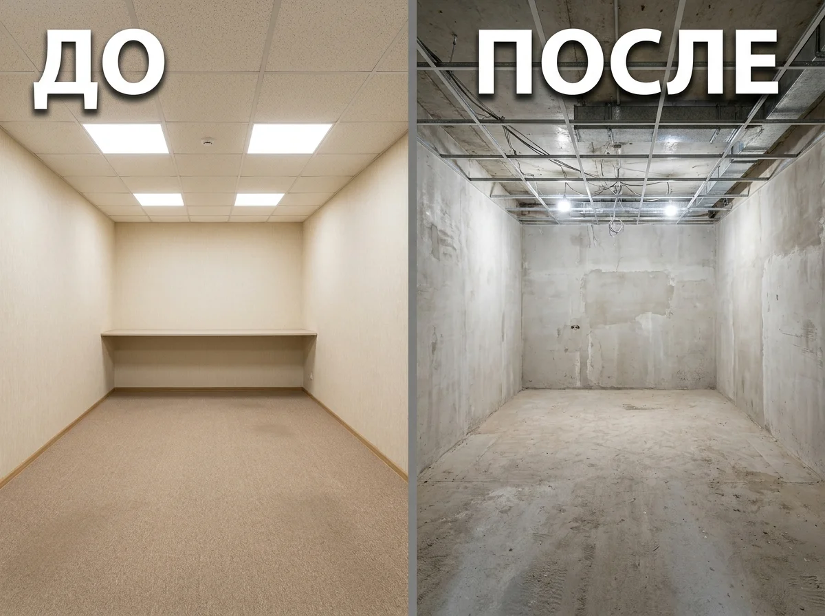 Честный демонтаж в Москве и МО — без предоплаты, с уборкой - миниатюра 2