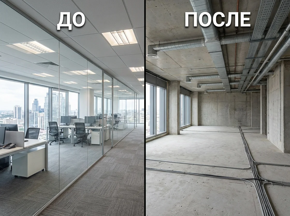 Честный демонтаж в Москве и МО — без предоплаты, с уборкой - миниатюра 5