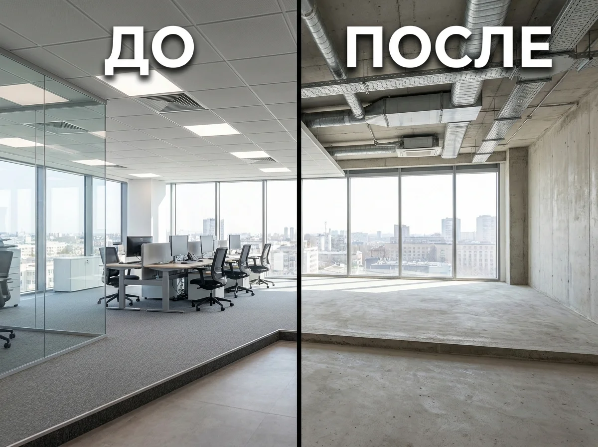 Честный демонтаж в Москве и МО — без предоплаты, с уборкой - миниатюра 6