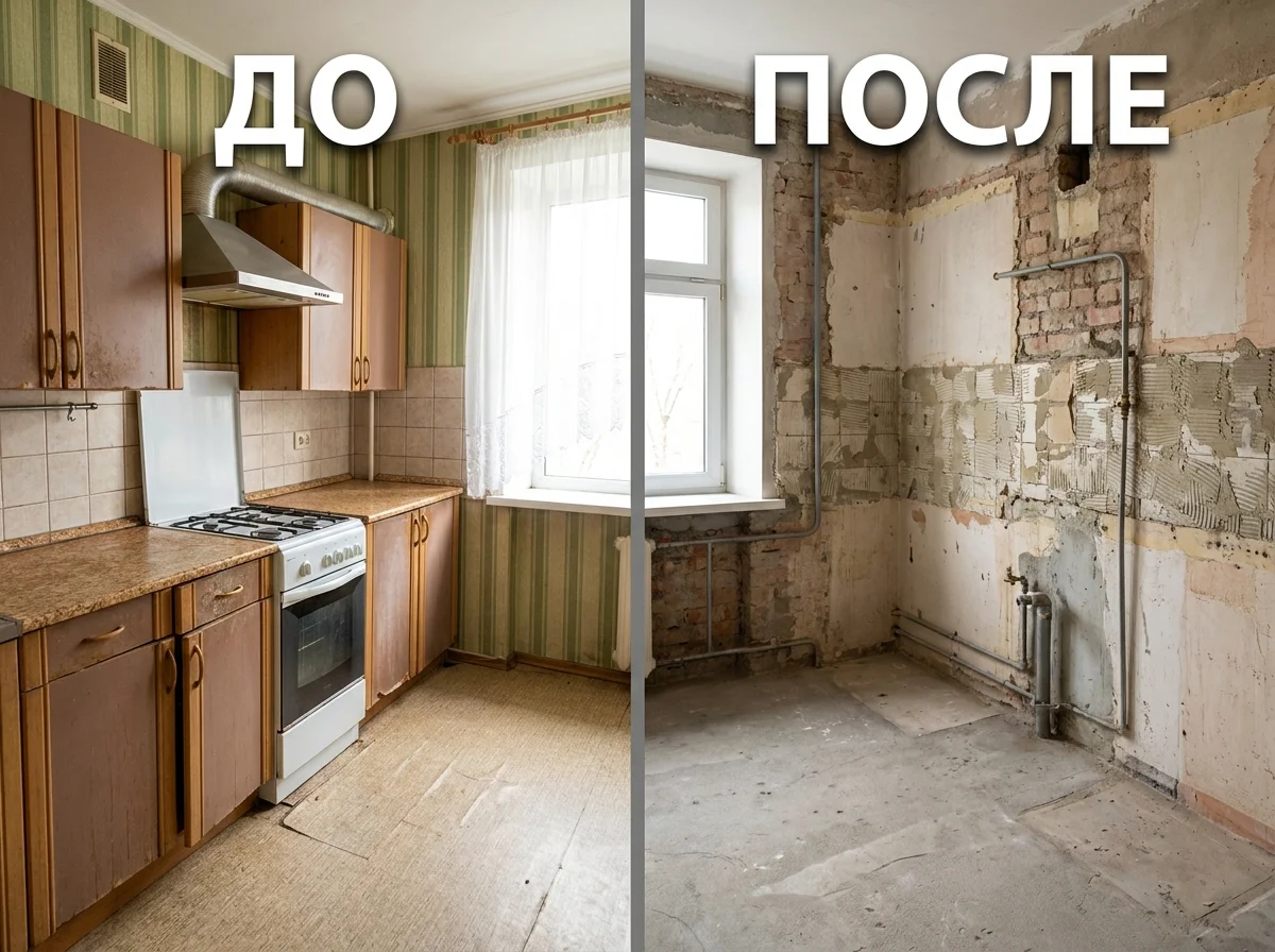 Честный демонтаж в Москве и МО — без предоплаты, с уборкой - миниатюра 10