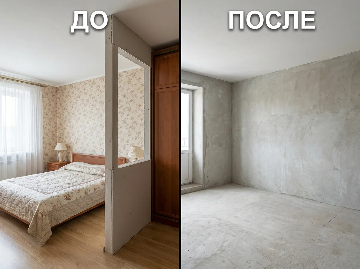 Честный демонтаж в Москве и МО — без предоплаты, с уборкой - миниатюра 11