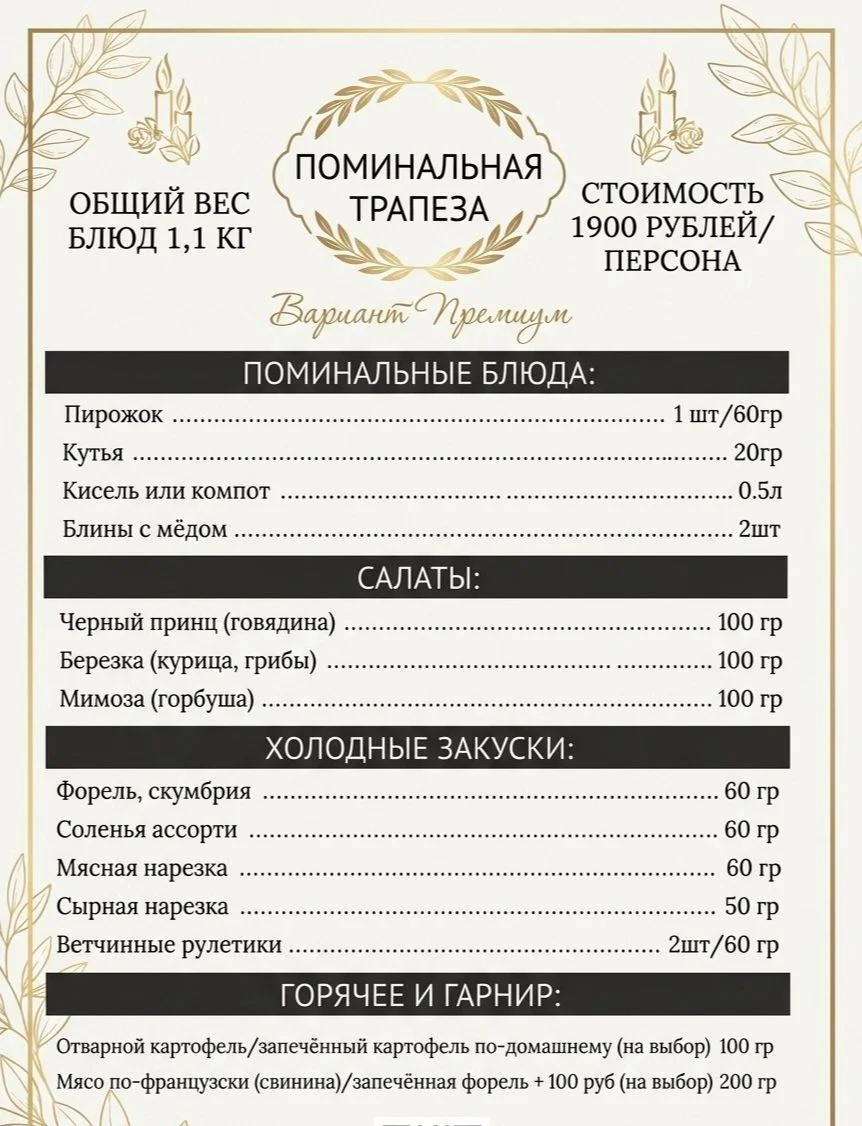 Поминальный обед - миниатюра 2