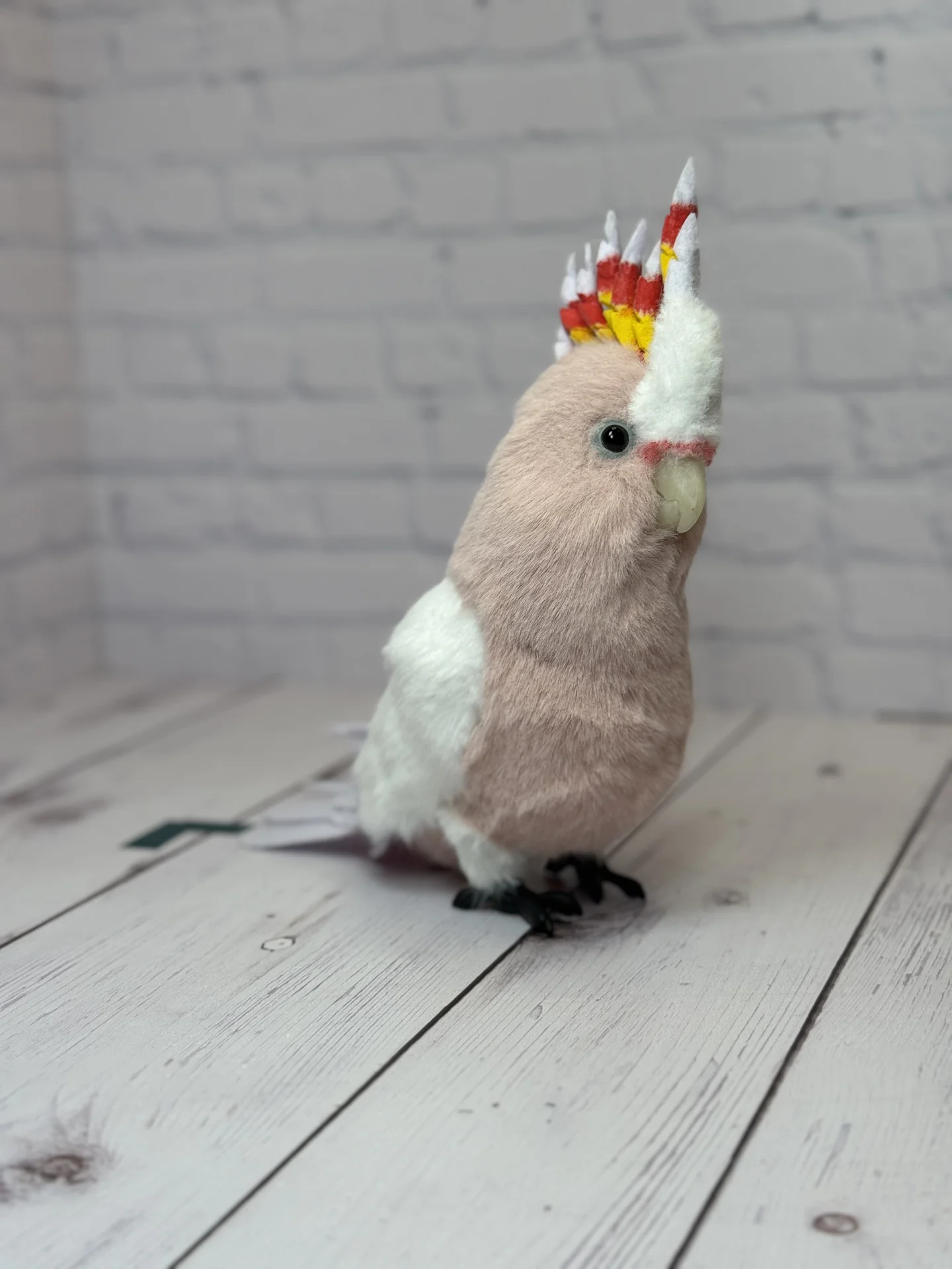 Реалистичная игрушка какаду Инка - миниатюра 2