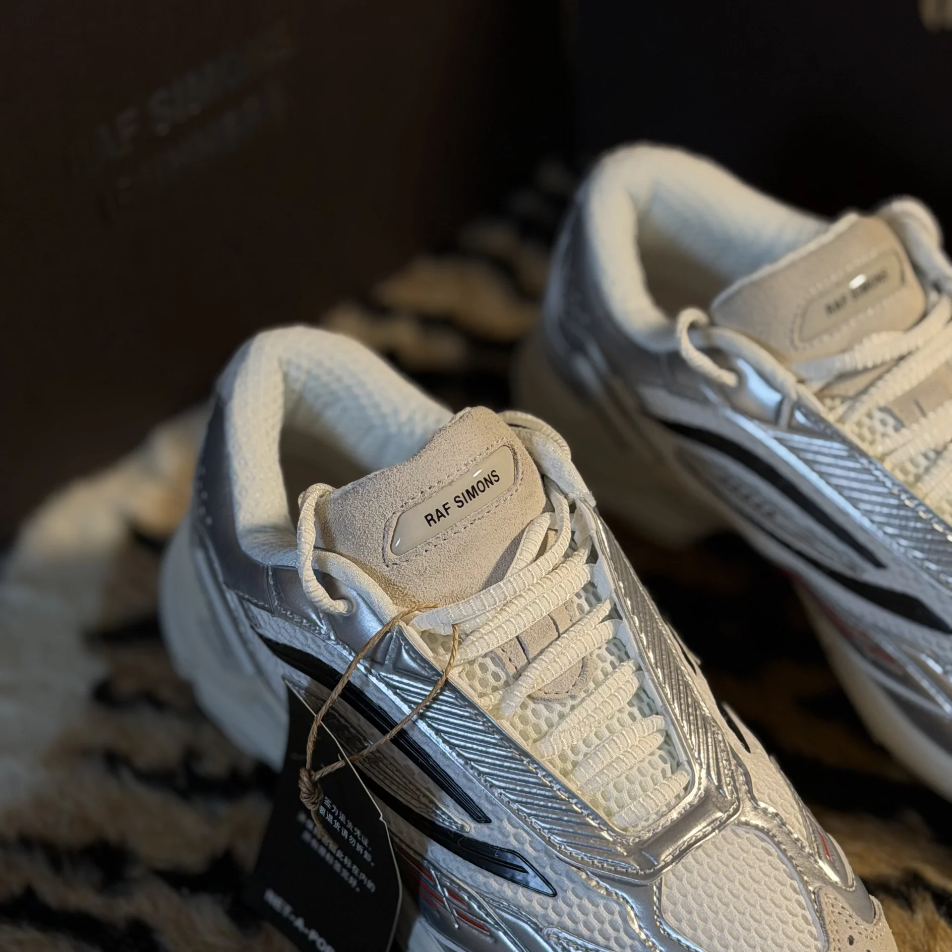 Кроссовки Raf Simons white-gray (41-45) - миниатюра 2