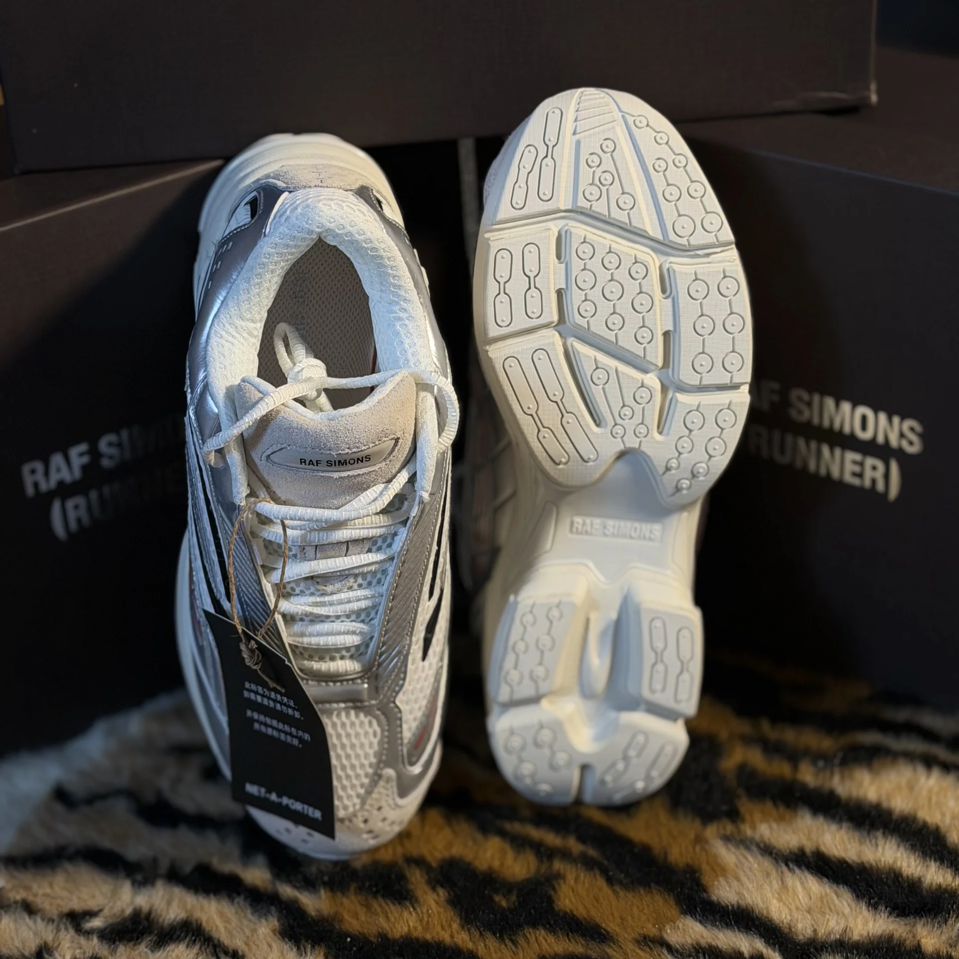 Кроссовки Raf Simons white-gray (41-45) - миниатюра 5