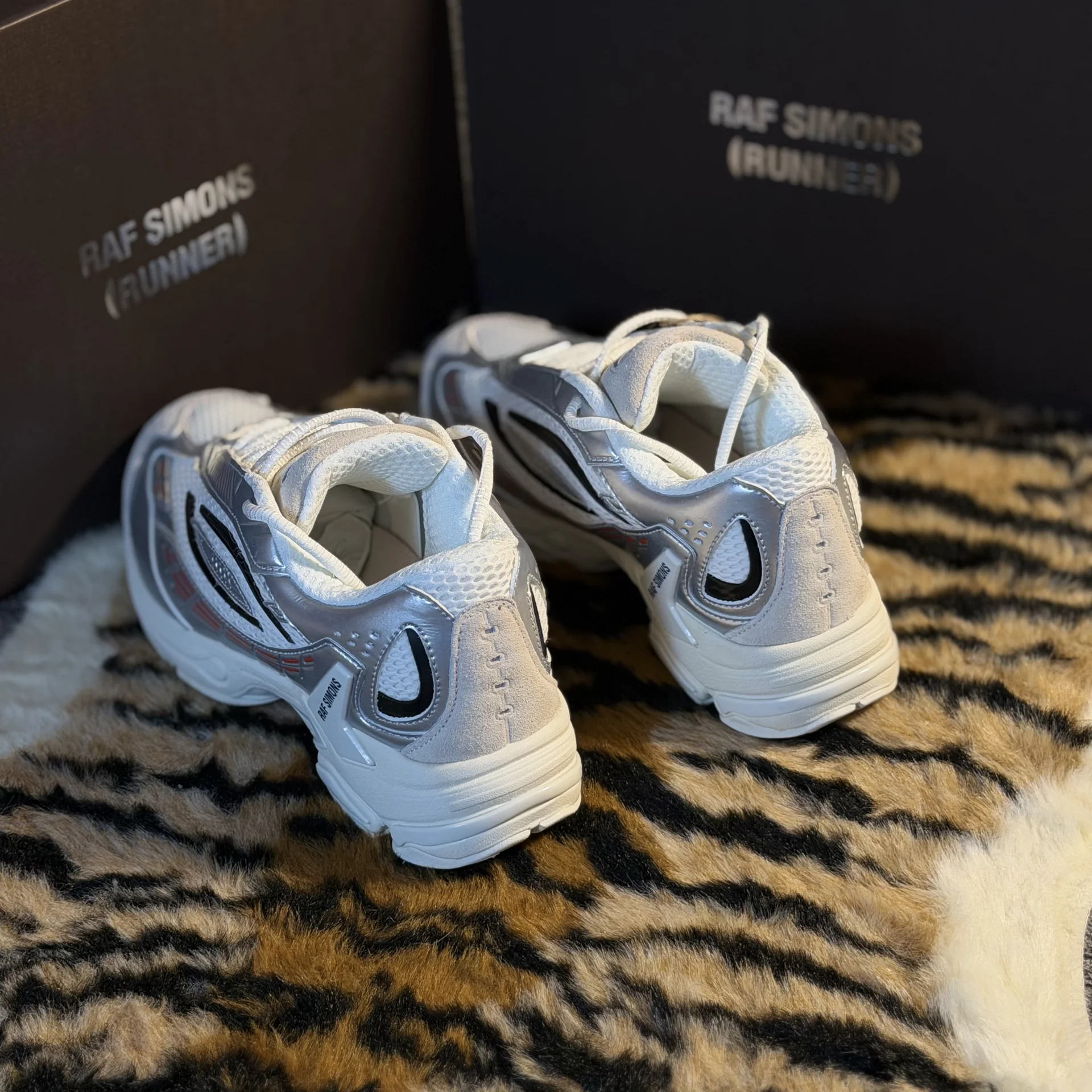 Кроссовки Raf Simons white-gray (41-45) - миниатюра 7