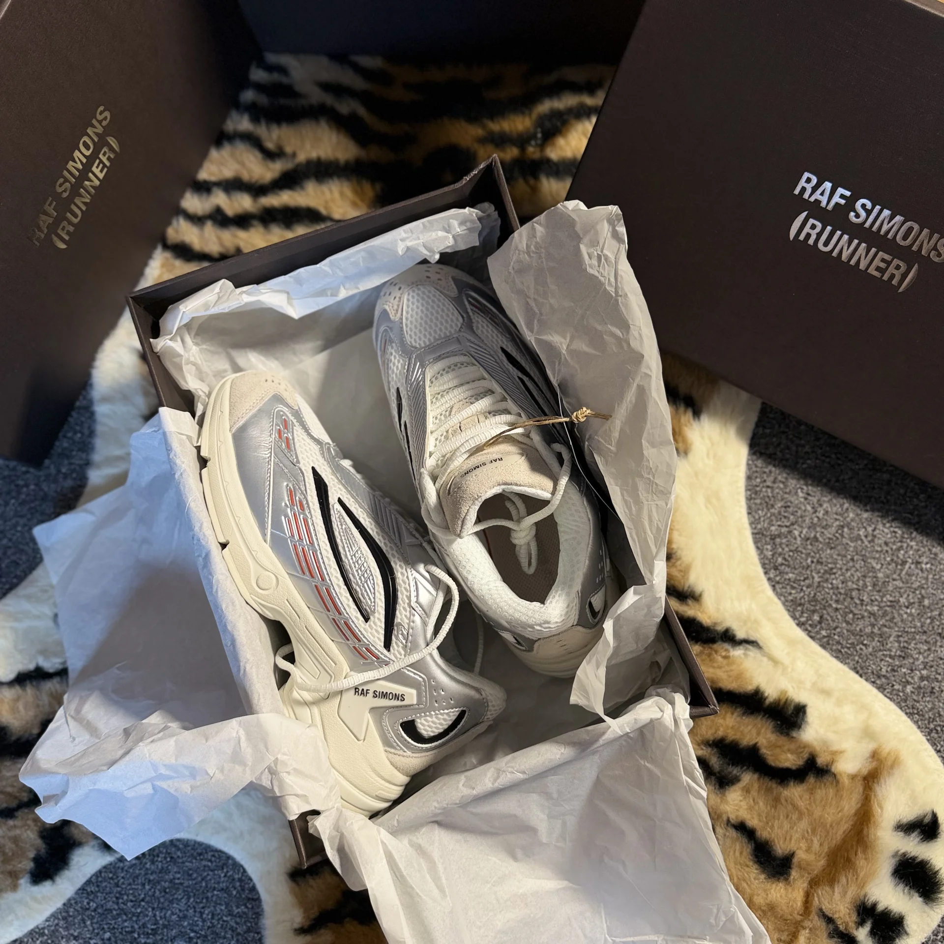 Кроссовки Raf Simons white-gray (41-45) - миниатюра 8