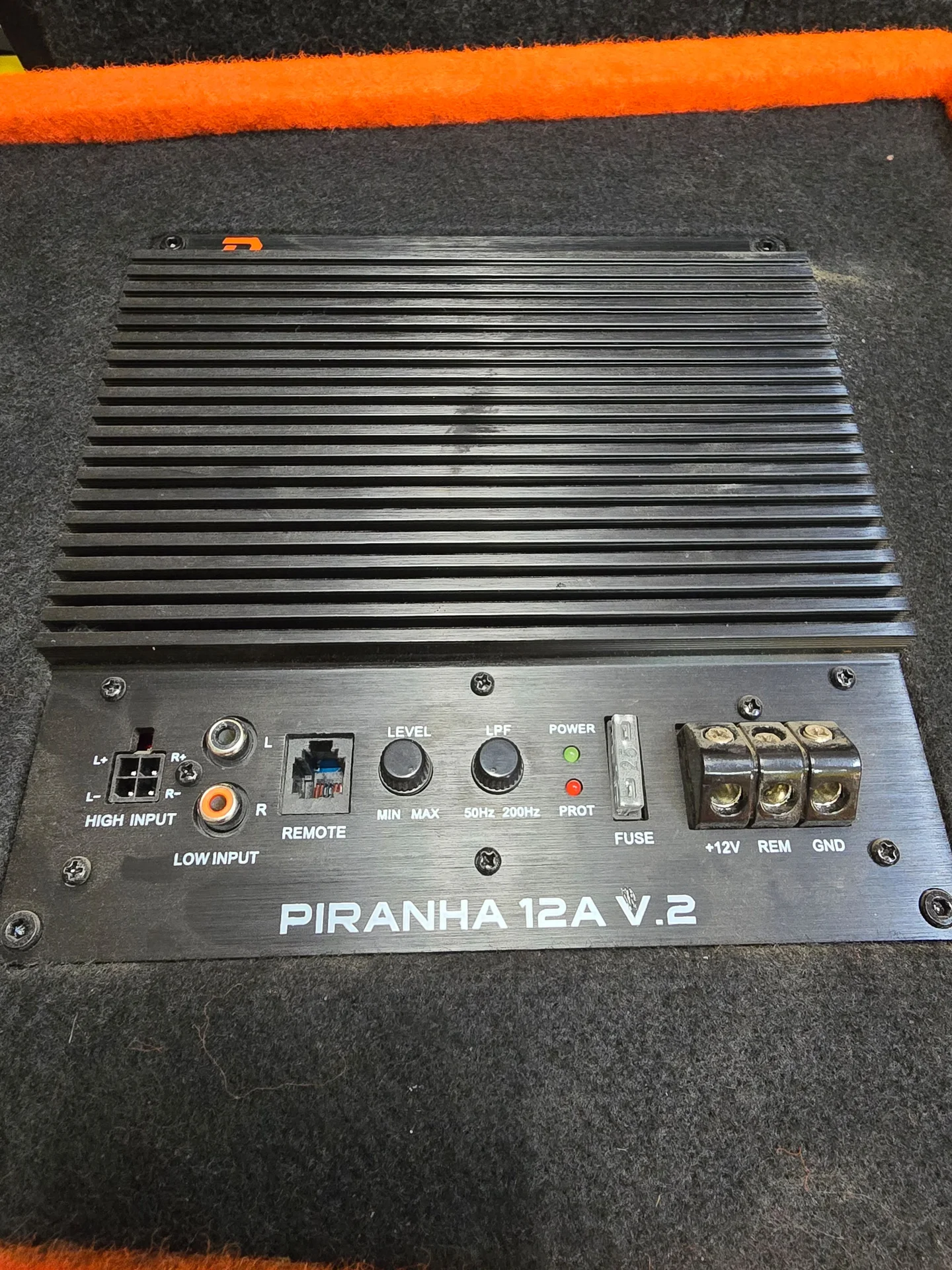 Активный сабвуфер DL Audio Piranha 12A V.2 Orange - миниатюра 4