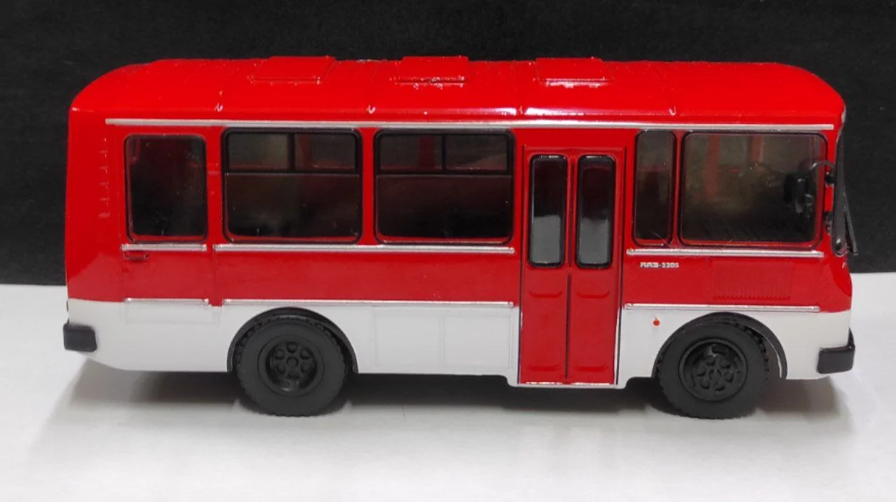 Модель машины 1:43 "ПАЗ-3205" Наши Автобусы. - миниатюра 4