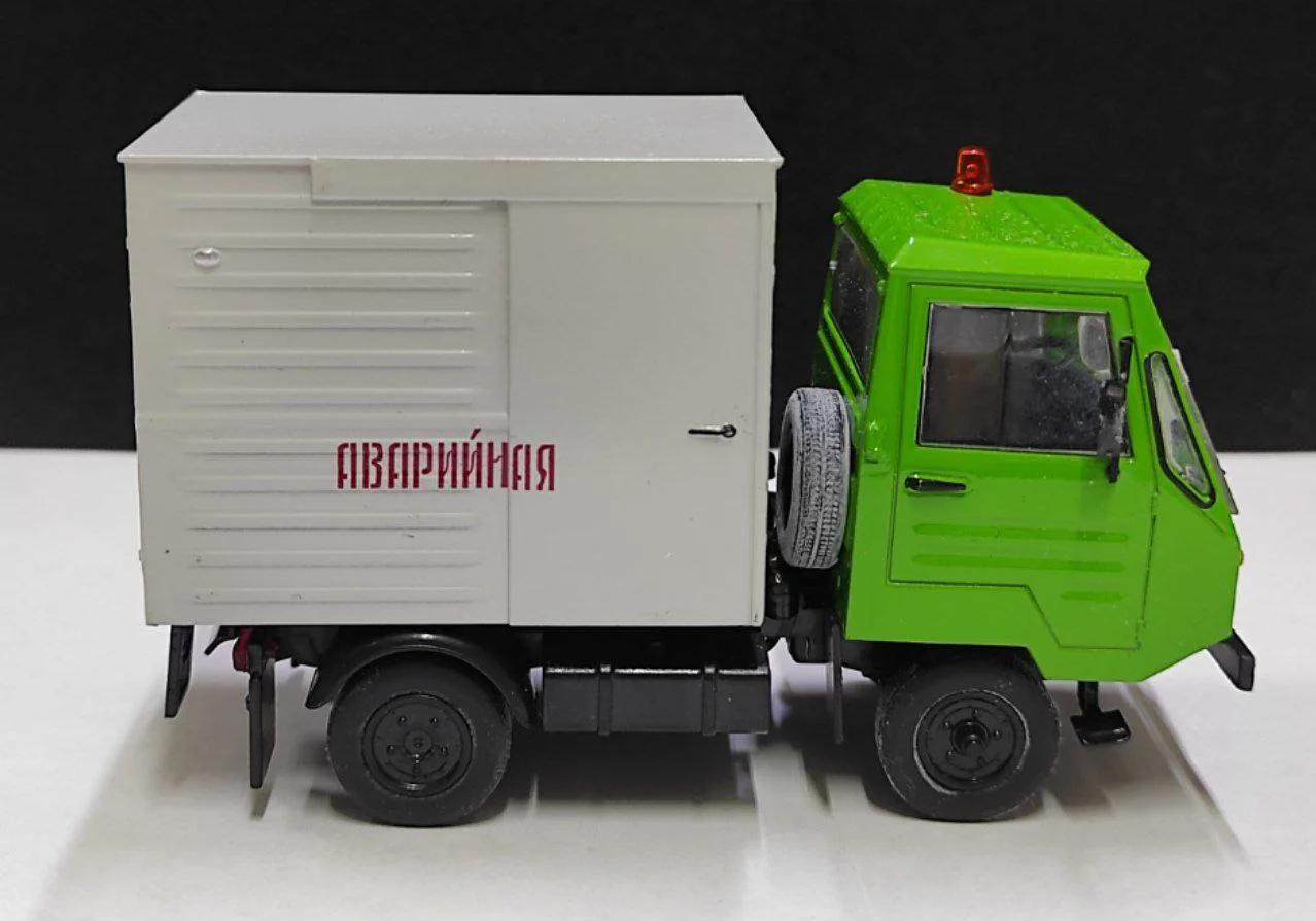 Модель машины 1:43 "Мультикар-25" Аварийная. DeAgostini. - миниатюра 4