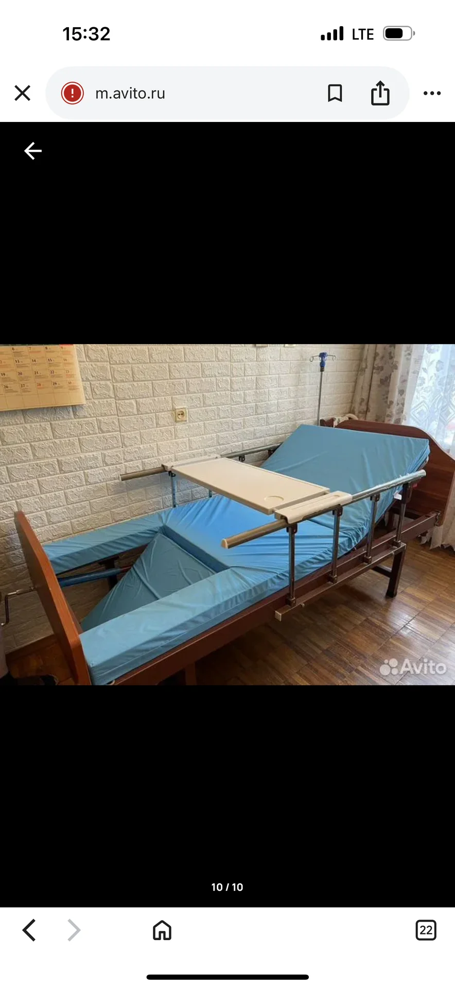 медицинская кровать для лежачих больных - миниатюра 10