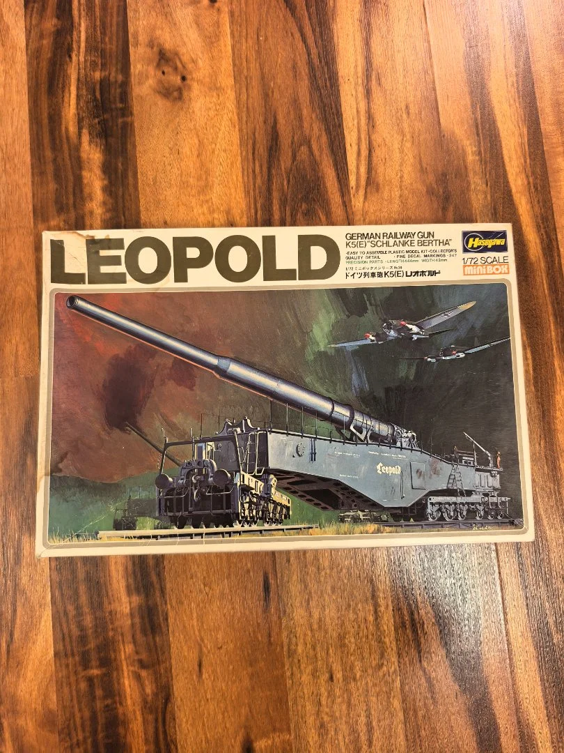 Сборная модель жд орудия Leopold 1/72 Hasegawa - изображение 1