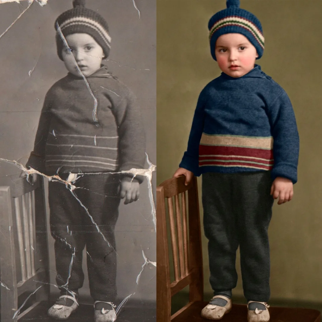 Реставрация и оживление старых фотографий - миниатюра 2