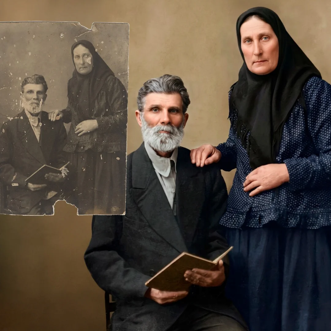 Реставрация и оживление старых фотографий - миниатюра 3