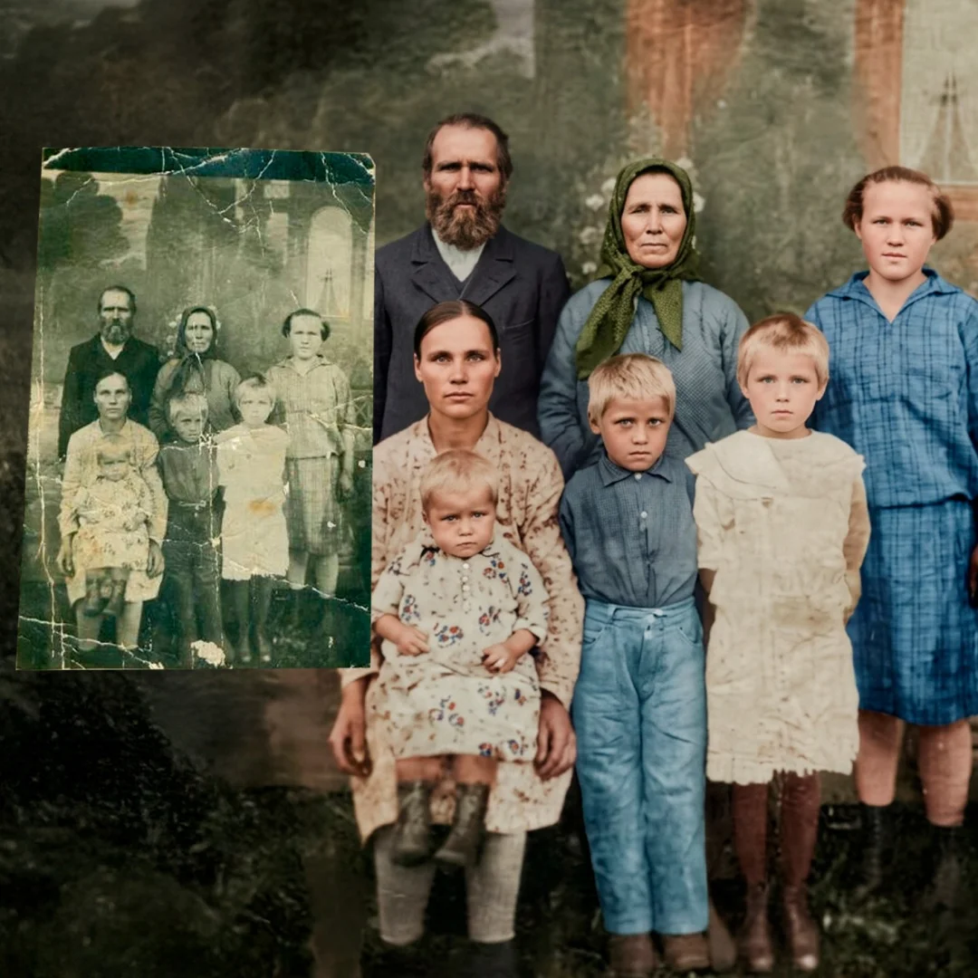 Реставрация и оживление старых фотографий - миниатюра 5